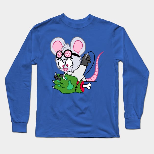 Dr Catnip at work Long Sleeve T-Shirt by Get A Klu Comics